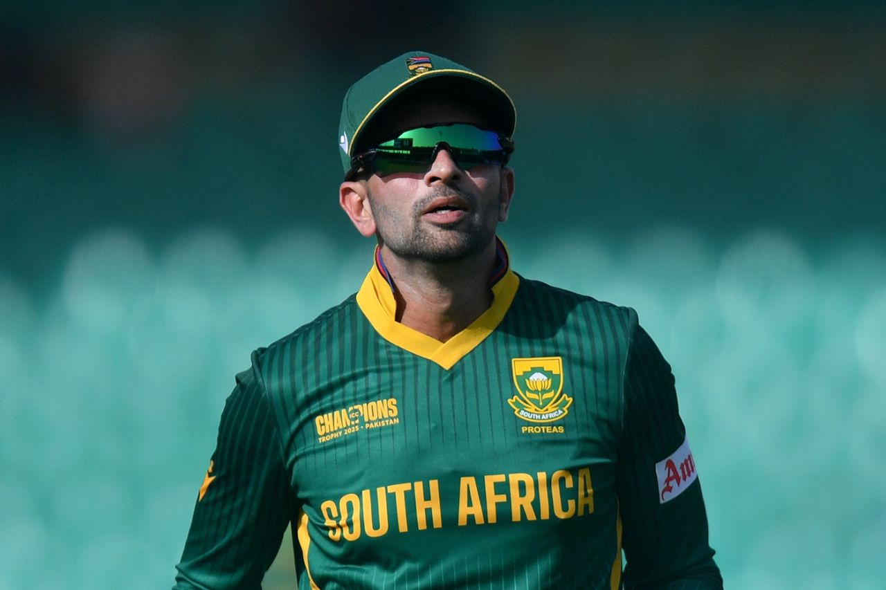 Keshav Maharaj picked up 2 for 35, South Africa vs England, Karachi, Champions Trophy, March 1, 2025