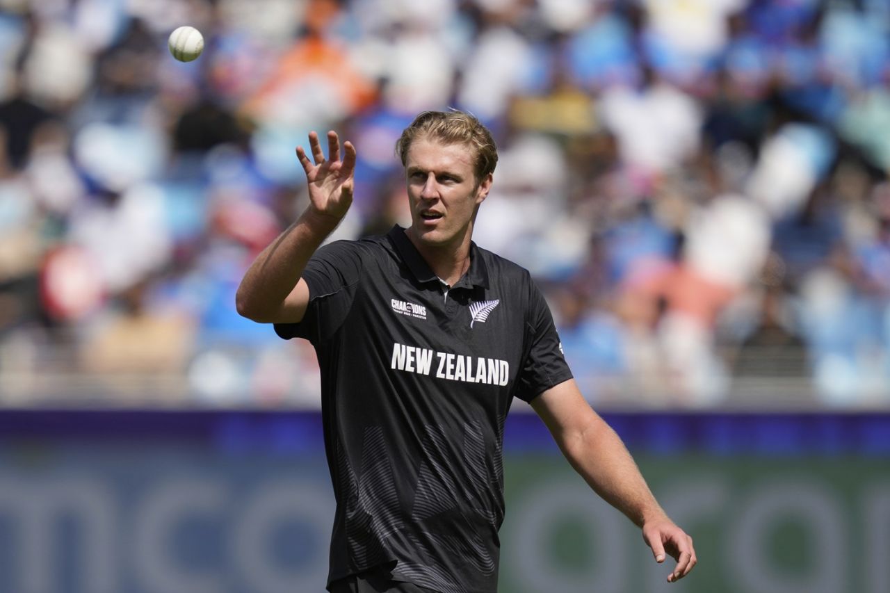 Kyle Jamieson found prodigious swing with the new ball, India vs New Zealand, Champions Trophy, Dubai, March 2, 2025