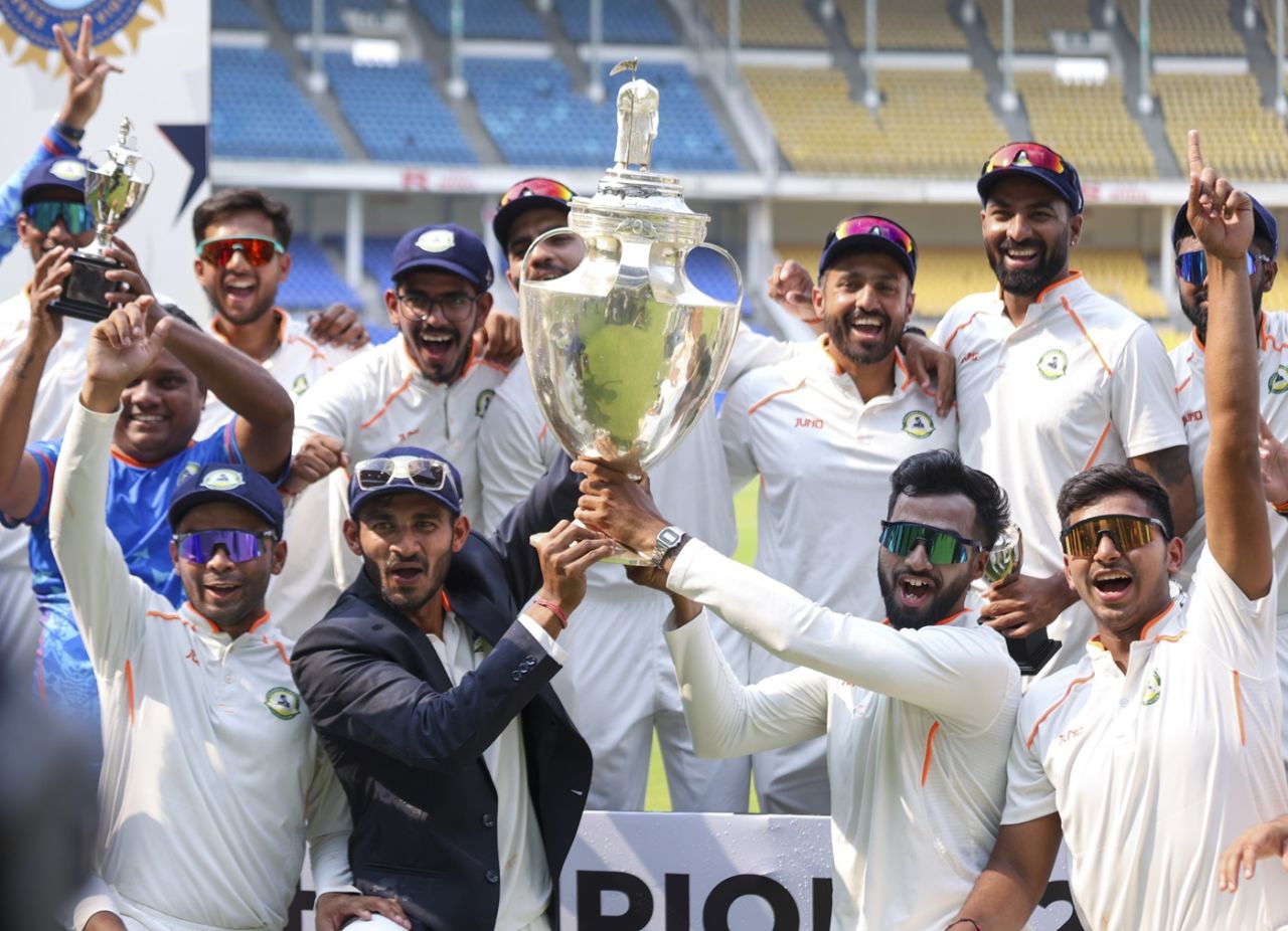 Vidarbha are the 2024-25 Ranji Trophy champions, Kerala vs Vidarbha, Ranji Trophy final, 5th day, Nagpur, March 2, 2025