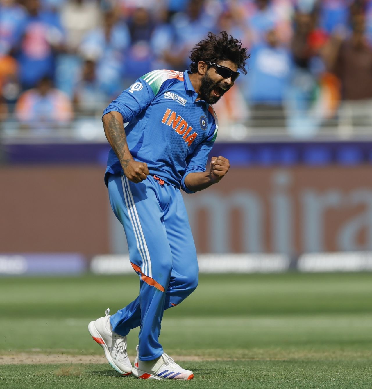 Ravindra Jadeja got the better of Tom Latham, India vs New Zealand, Champions Trophy final, Dubai, March 9, 2025