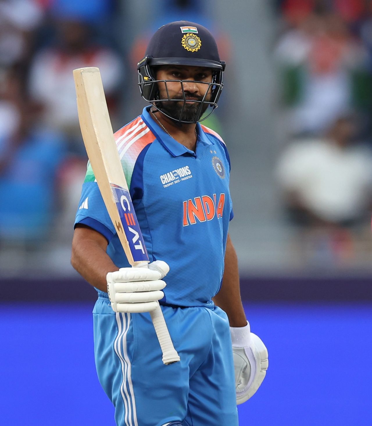 Rohit Sharma notched up a 41-ball half-century, India vs New Zealand, Champions Trophy final, Dubai, March 9, 2025