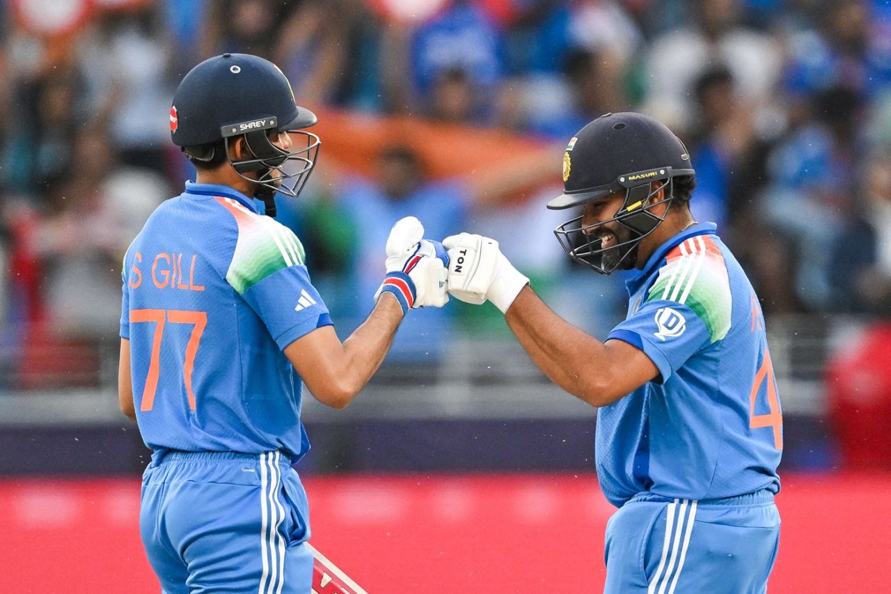 Shubman Gill and Rohit Sharma struck up a century stand, India vs New Zealand, Champions Trophy final, Dubai, March 9, 2025