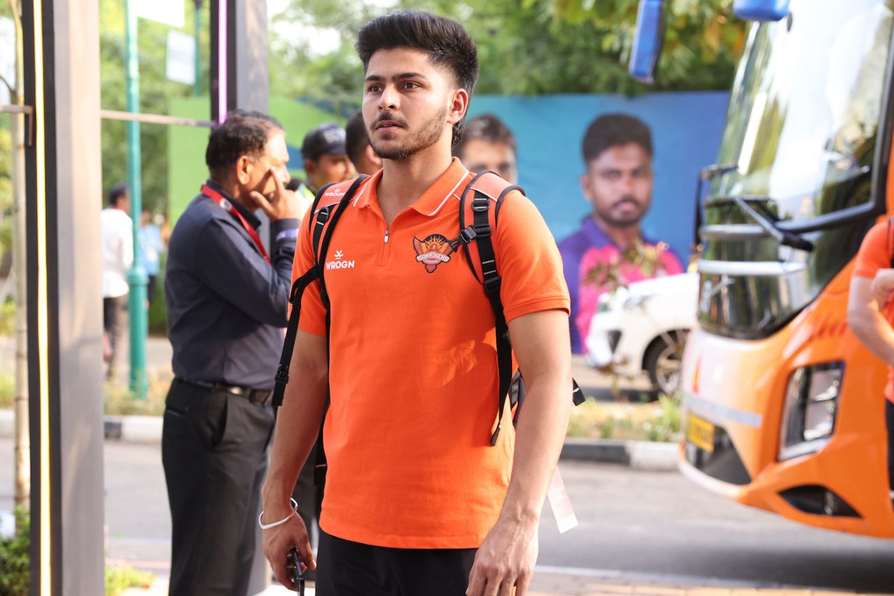 Sanvir Singh arrives at the stadium for the qualifier, Kolkata Knight Riders vs Sunrisers Hyderabad, Qualifier 1, IPL 2024, Ahmedabad, May 21, 2024