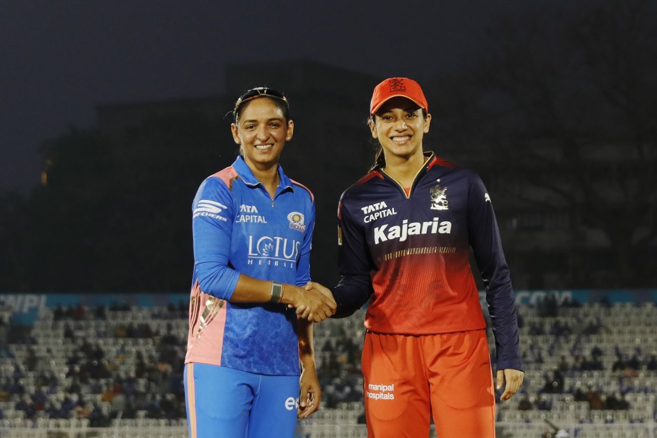 Mumbai Indians captain Harmanpreet Kaur won the toss and elected to field, Mumbai Indians vs Royal Challengers Bengaluru, WPL 2025, March 11, 2025