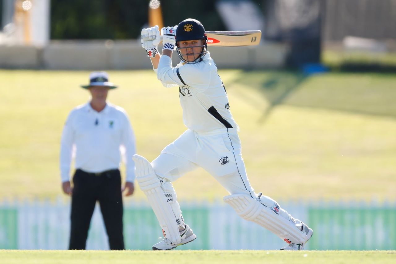 Cooper Connolly top scored with 56, Western Australia vs Victoria, Sheffield Shield, WACA ground, March 16, 2025