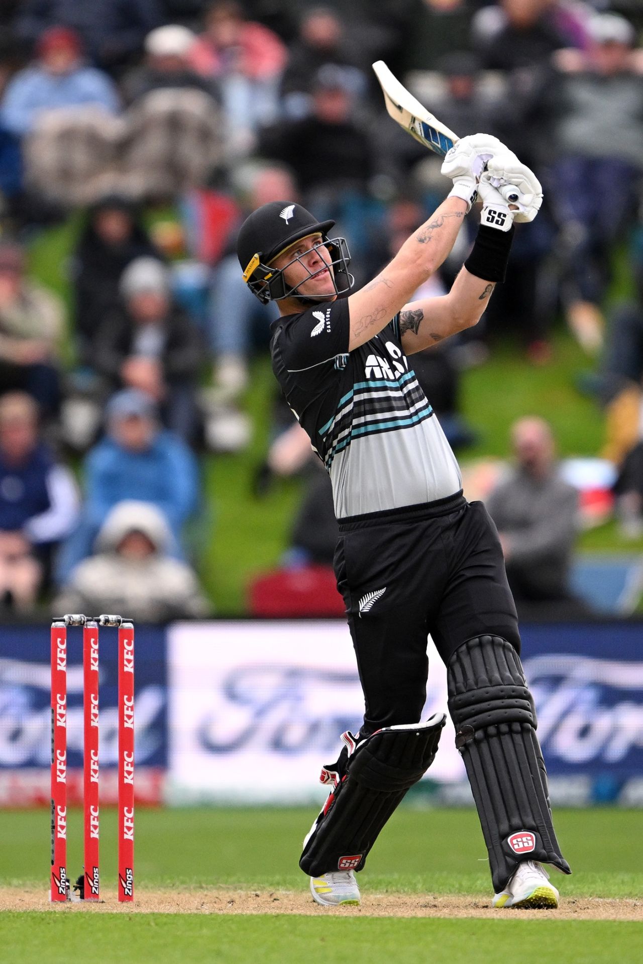 Finn Allen smashed five sixes in his knock of 38 from 16 balls, New Zealand vs Pakistan, 2nd T20I, Dunedin, March 18, 2025