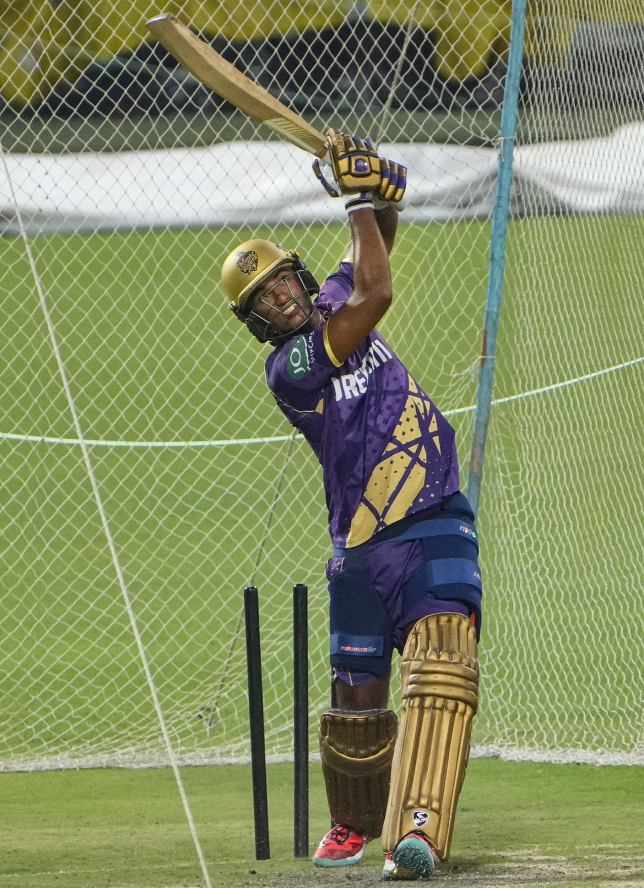 Angkrish Raghuvanshi hits out at the nets, Kolkata, March 18, 2025