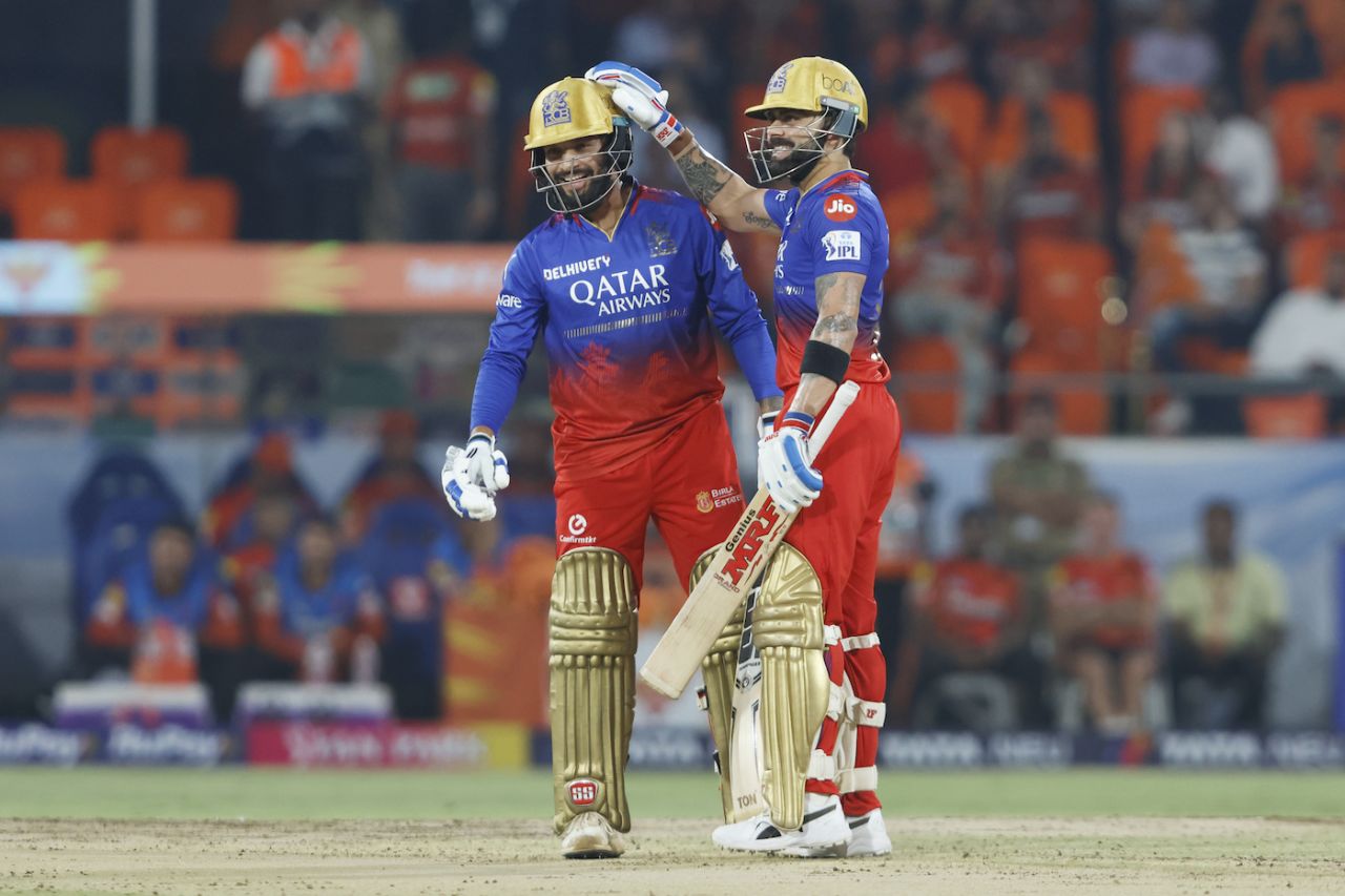 Virat Kohli and Rajat Patidar powered RCB through the middle overs, Sunrisers Hyderabad vs Royal Challengers Bengaluru, IPL 2024, Hyderabad, April 25, 2024