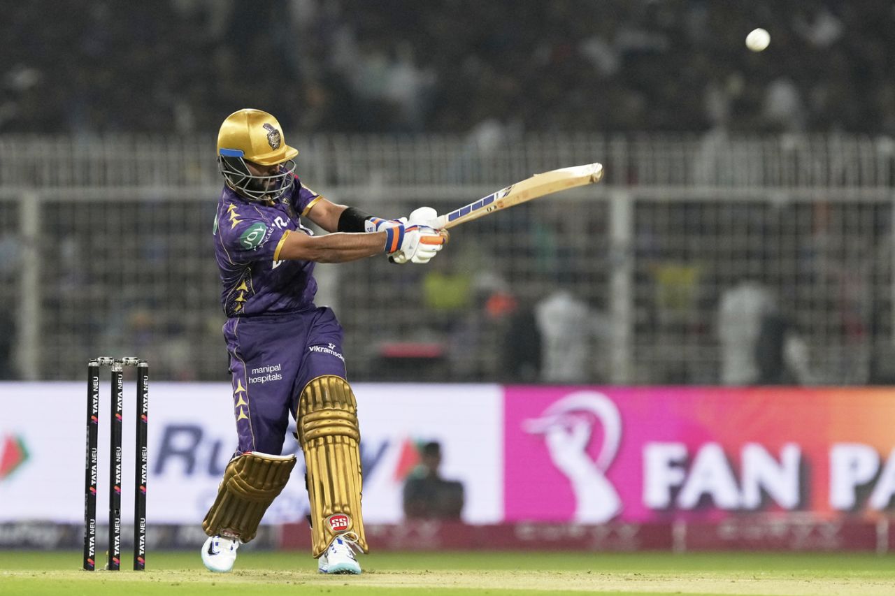 Ajinkya Rahane injected momentum after KKR's slow start, Kolkata Knight Riders vs Royal Challengers Bengaluru, IPL 2025, Kolkata, March 22, 2025