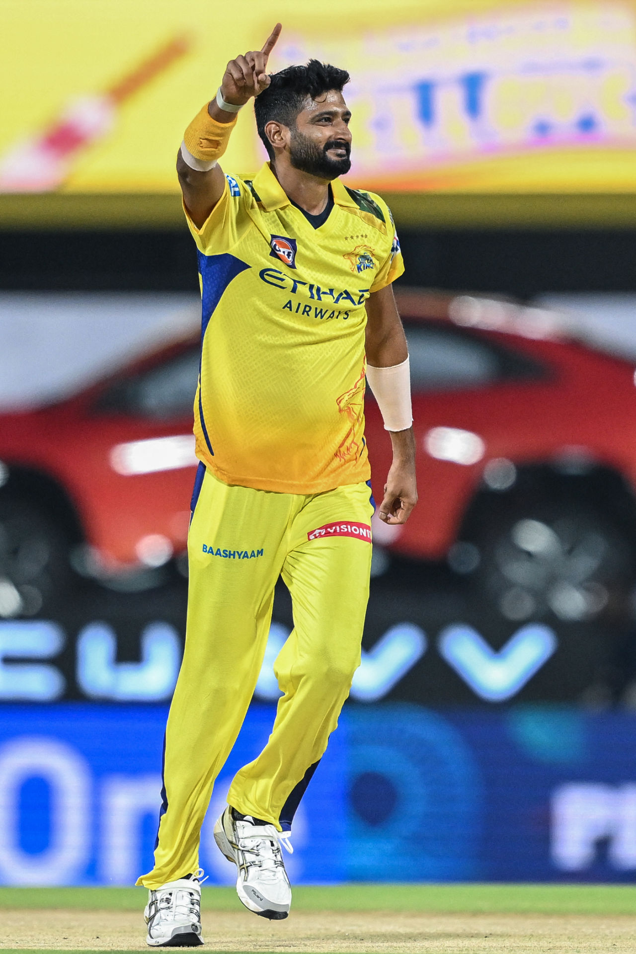 Khaleel Ahmed finished with figures of 4-0-29-3, Chennai Super Kings vs Mumbai Indians, IPL 2025, Chennai, March 23, 2025