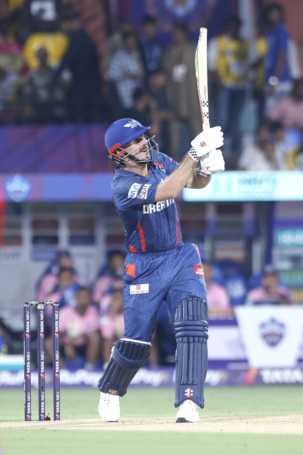 Mitchell Marsh started in a hurry in the powerplay, Delhi Capitals vs Lucknow Super Giants, IPL 2025, Visakhapatnam, March 24, 2025
