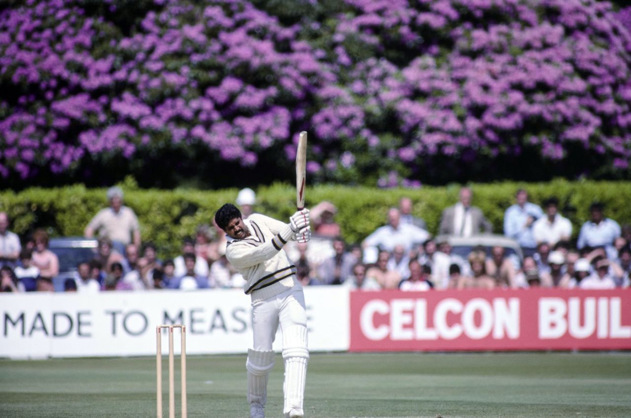 Kapil Dev crashes a boundary, India v Zimbabwe, World Cup, Tunbridge Wells, June 1, 1983
