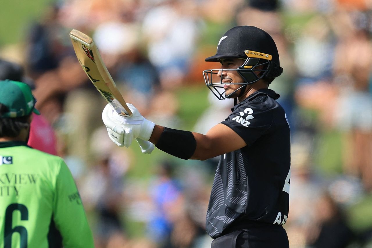 Muhammad Abbas scored fifty off just 24 balls, the fastest by an ODI debutant, New Zealand vs Pakistan, 1st ODI, Napier, March 29, 2025