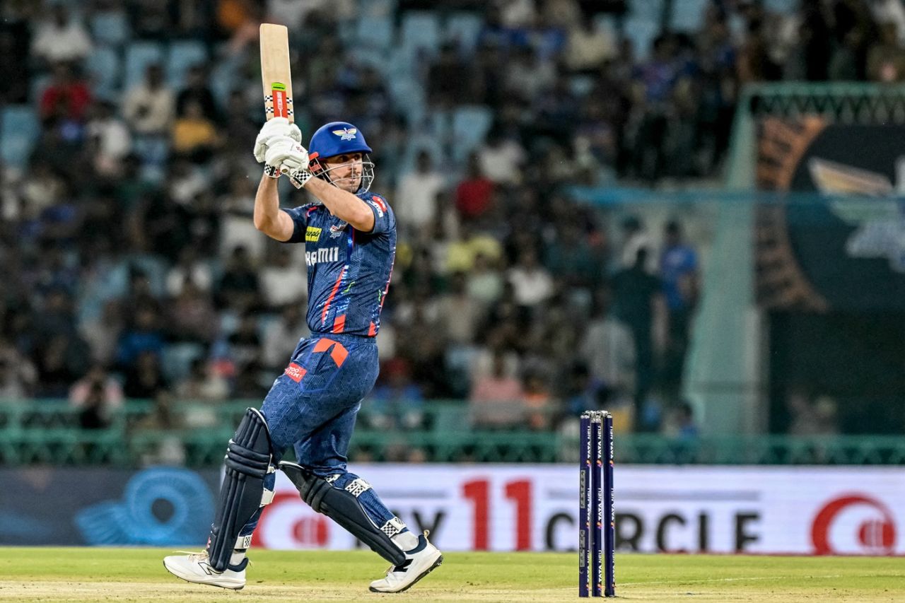 Mitchell Marsh again provided LSG with a motoring start, Lucknow Super Giants vs Mumbai Indians, IPL 2025, Lucknow, April 4, 2025