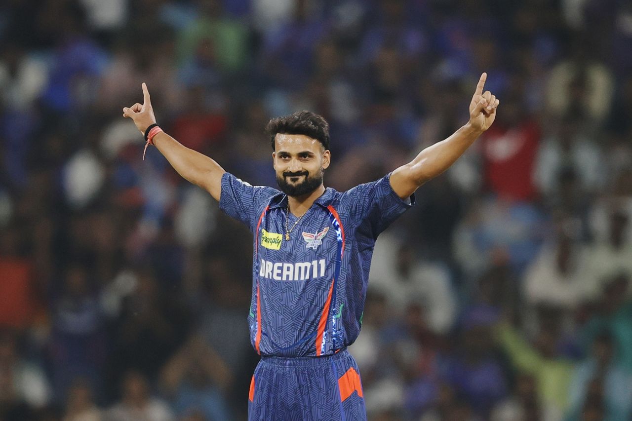Akash Deep struck in his first over back in action, Lucknow Super Giants vs Mumbai Indians, IPL 2025, Lucknow, April 4, 2025