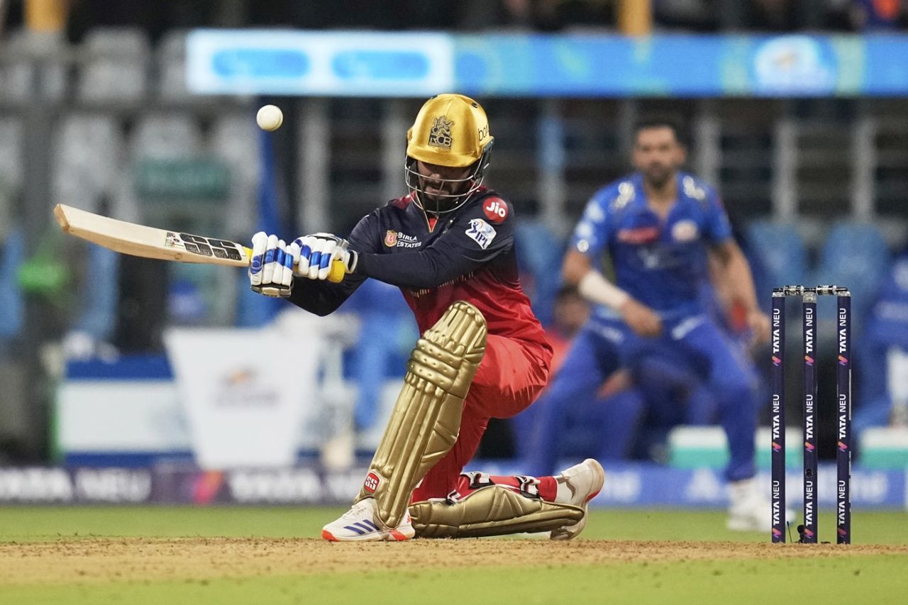 Rajat Patidar gets creative, Mumbai Indians vs Royal Challengers Bengaluru, IPL 2025, Wankhede, April 7, 2025