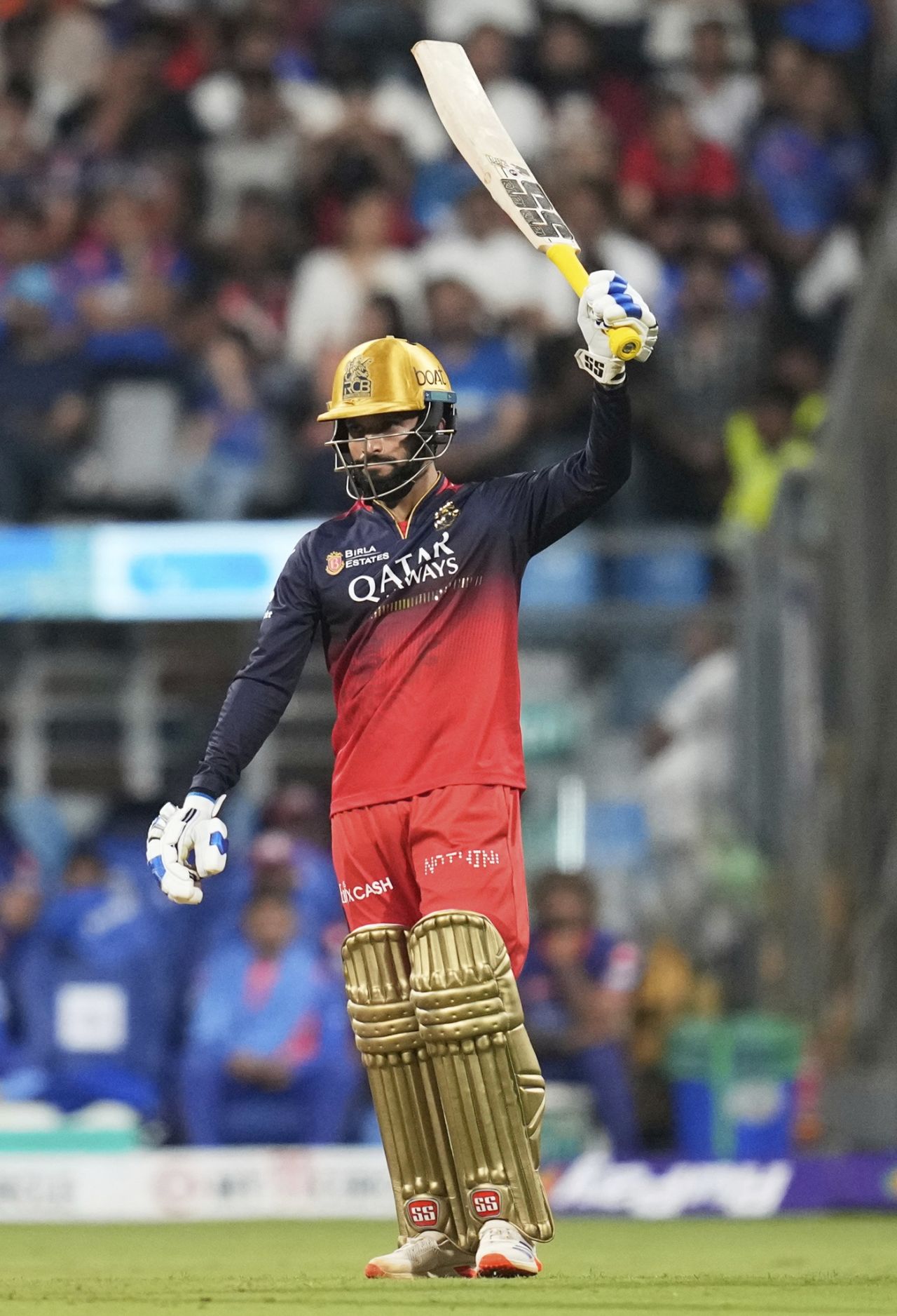 Rajat Patidar celebrates his half-century, Mumbai Indians vs Royal Challengers Bengaluru, IPL 2025, Wankhede, April 7, 2025