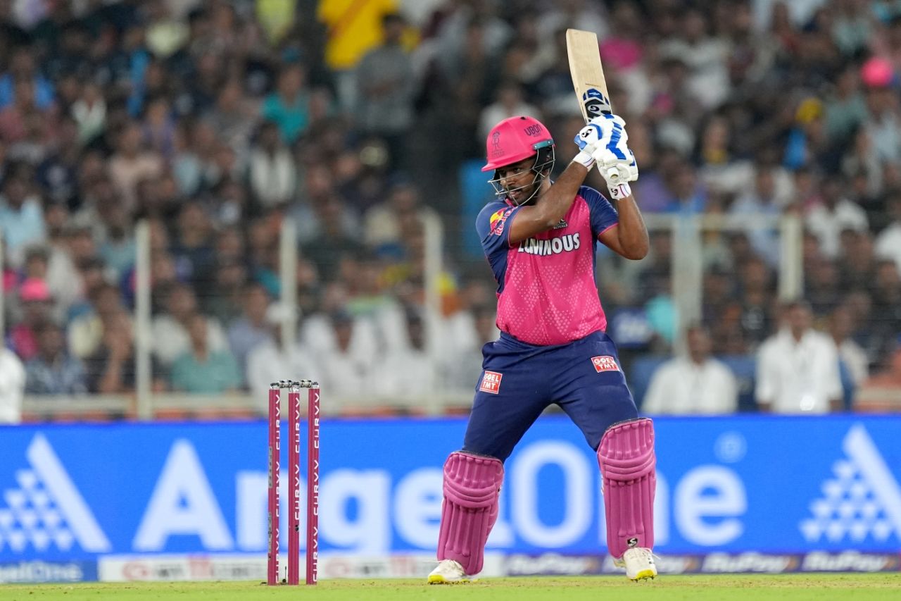 Sanju Samson scored 41 off 28 balls, Gujarat Titans vs Rajasthan Royals, IPL 2025, Ahmedabad, April 9, 2025