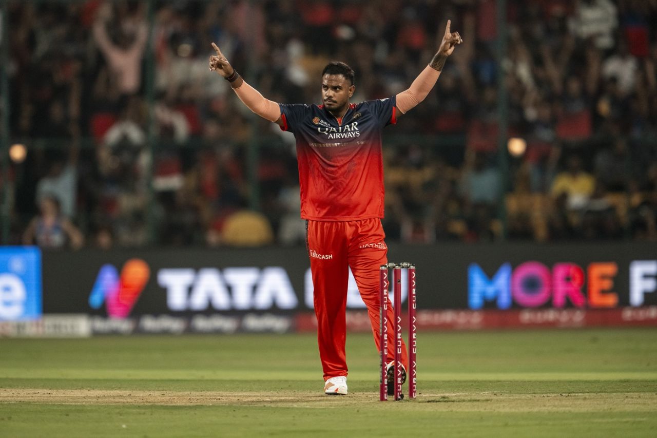 Yash Dayal removed Faf du Plessis, Royal Challengers Bengaluru vs Delhi Capitals, IPL, Bengaluru, April 10, 2025