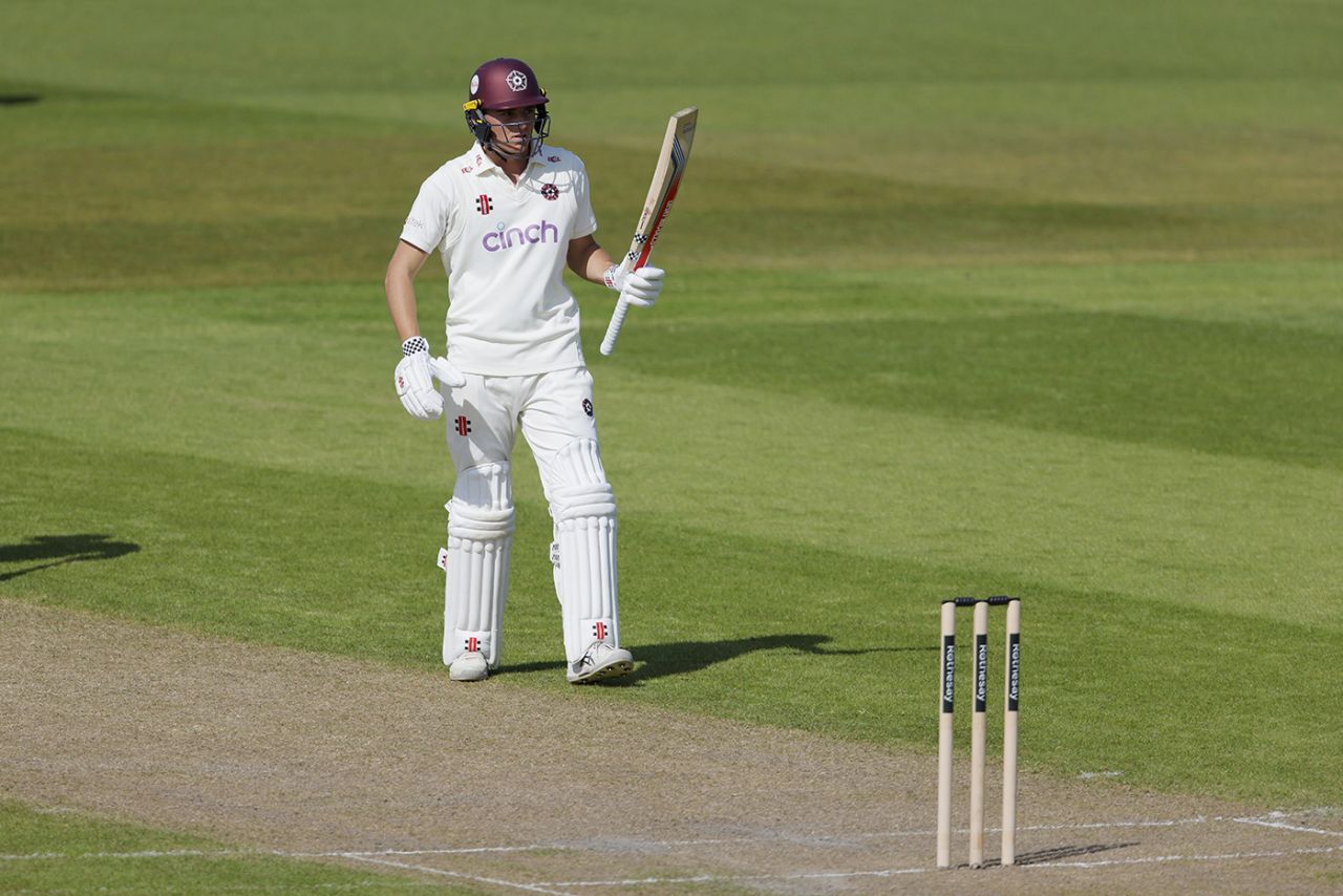 James Sales notched a half-century, Lancashire vs Northamptonshire, County Championship, Division Two, Old Trafford, April 11, 2025