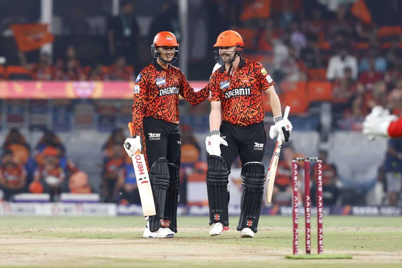 Abhishek Sharma and Travis Head got off to a strong start, Sunrisers Hyderabad vs Punjab Kings, Hyderabad, IPL 2025, April 12, 2025