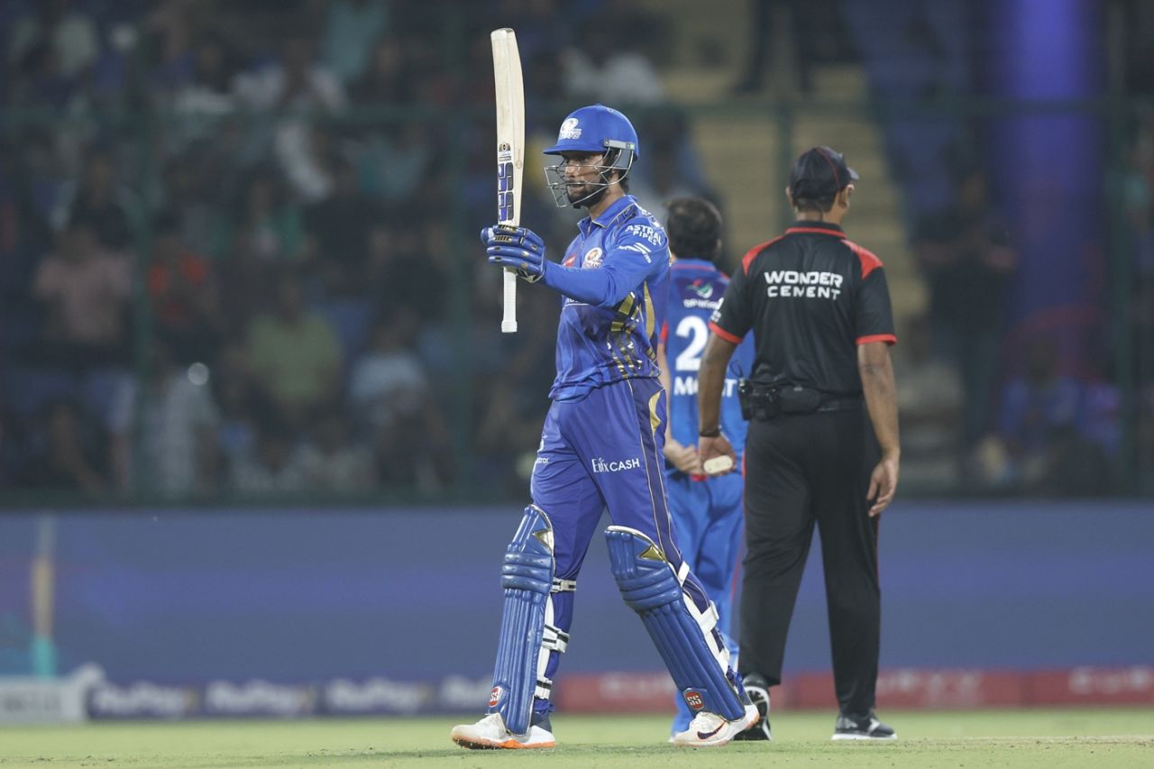 Tilak Varma scored a 26-ball fifty, IPL 2025, Delhi, April 13, 2025