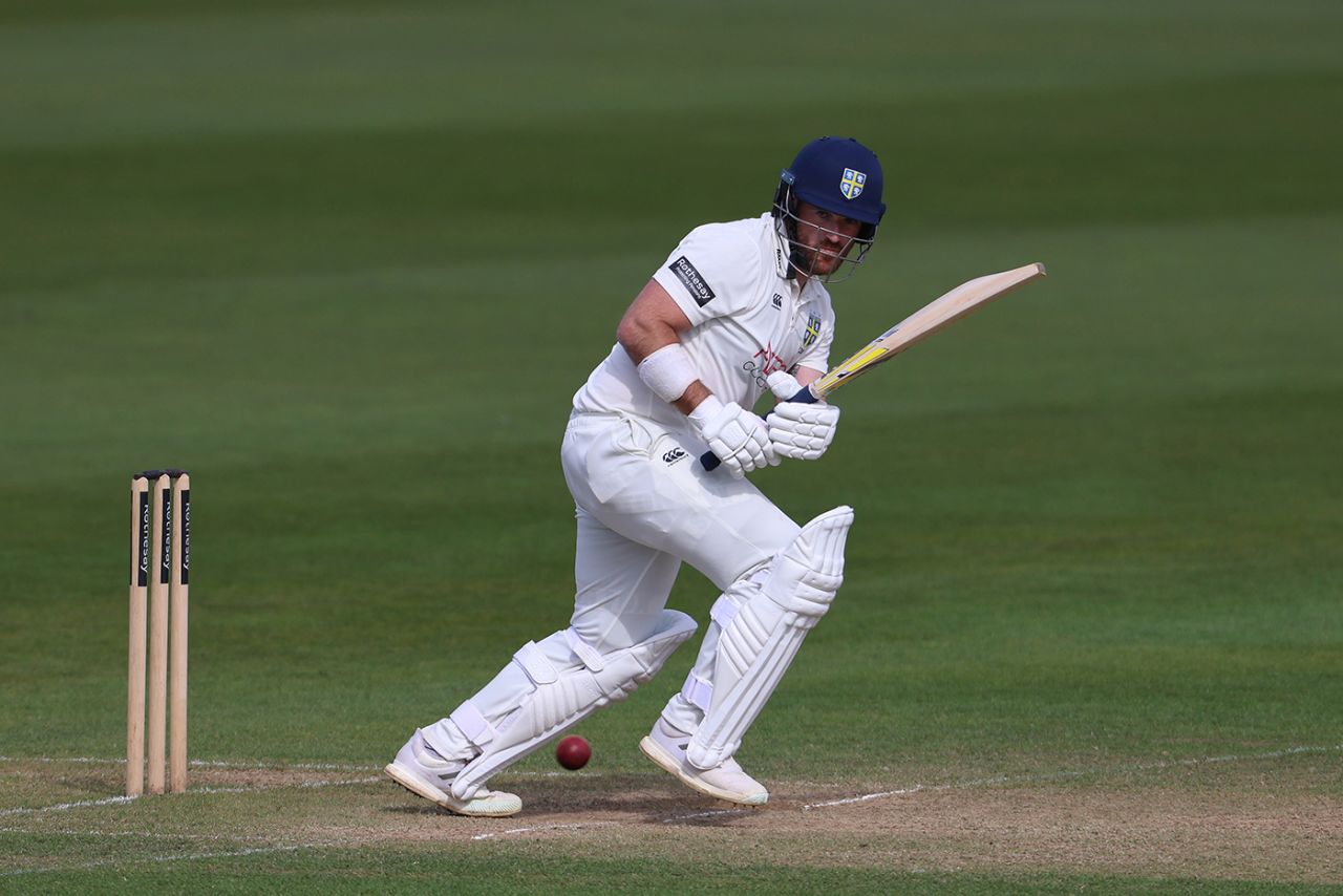 Ben Raine played a vital hand lower down the order, Durham vs Warwickshire, Chester-le-Street, County Championship, April 13, 2025