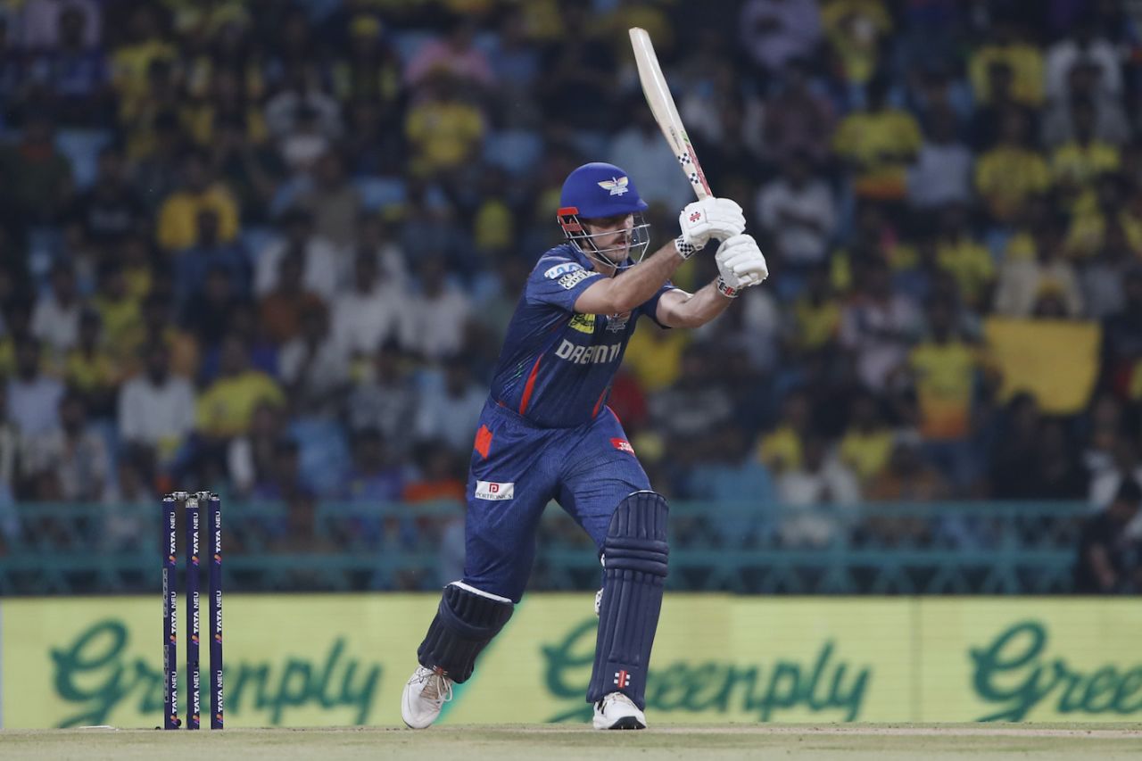 Mitchell Marsh left four balls in the powerplay, Lucknow Super Giants vs Chennai Super Kings, IPL 2025, Lucknow, April 14, 2025