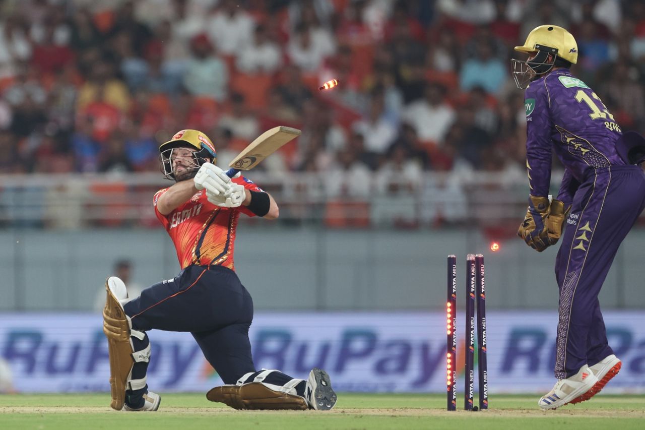 Josh Inglis had a forgettable IPL debut with the bat, Punjab Kings vs Kolkata Knight Riders, IPL 2025, Mullanpur, April 15, 2025