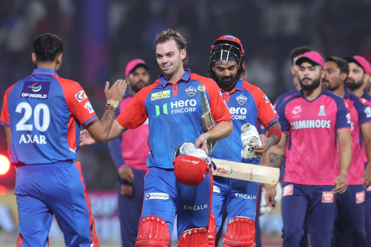 Tristan Stubbs and KL Rahul finished the job for DC, Delhi Capitals vs Rajasthan Royals, IPL 2025, Delhi, April 16, 2025