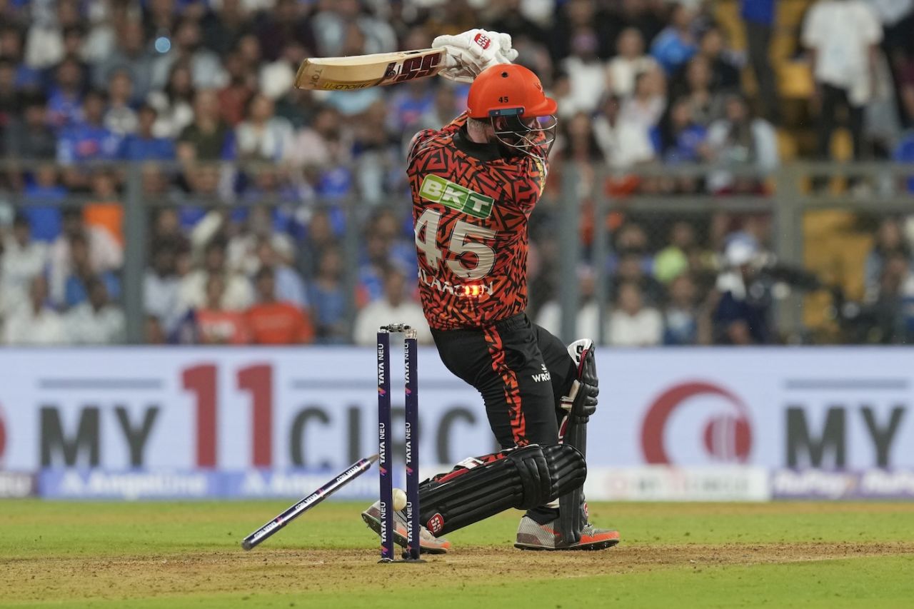Heinrich Klaasen missed one from Jasprit Bumrah, Mumbai Indians vs Sunrisers Hyderabad, IPL 2025, Mumbai, April 17, 2025