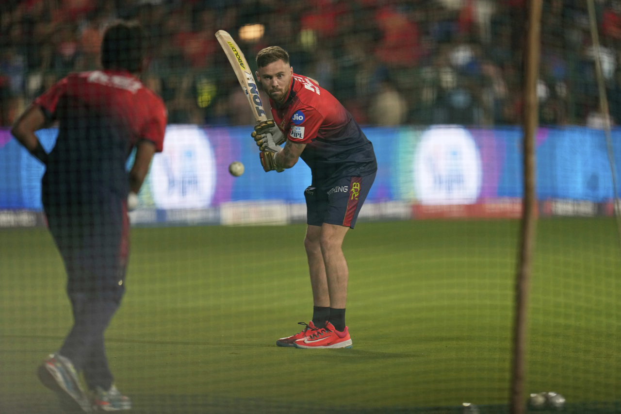 Phil Salt has a net ahead of the game, Royal Challengers Bengaluru vs Punjab Kings, IPL 2025, Bengaluru, April 18, 2025