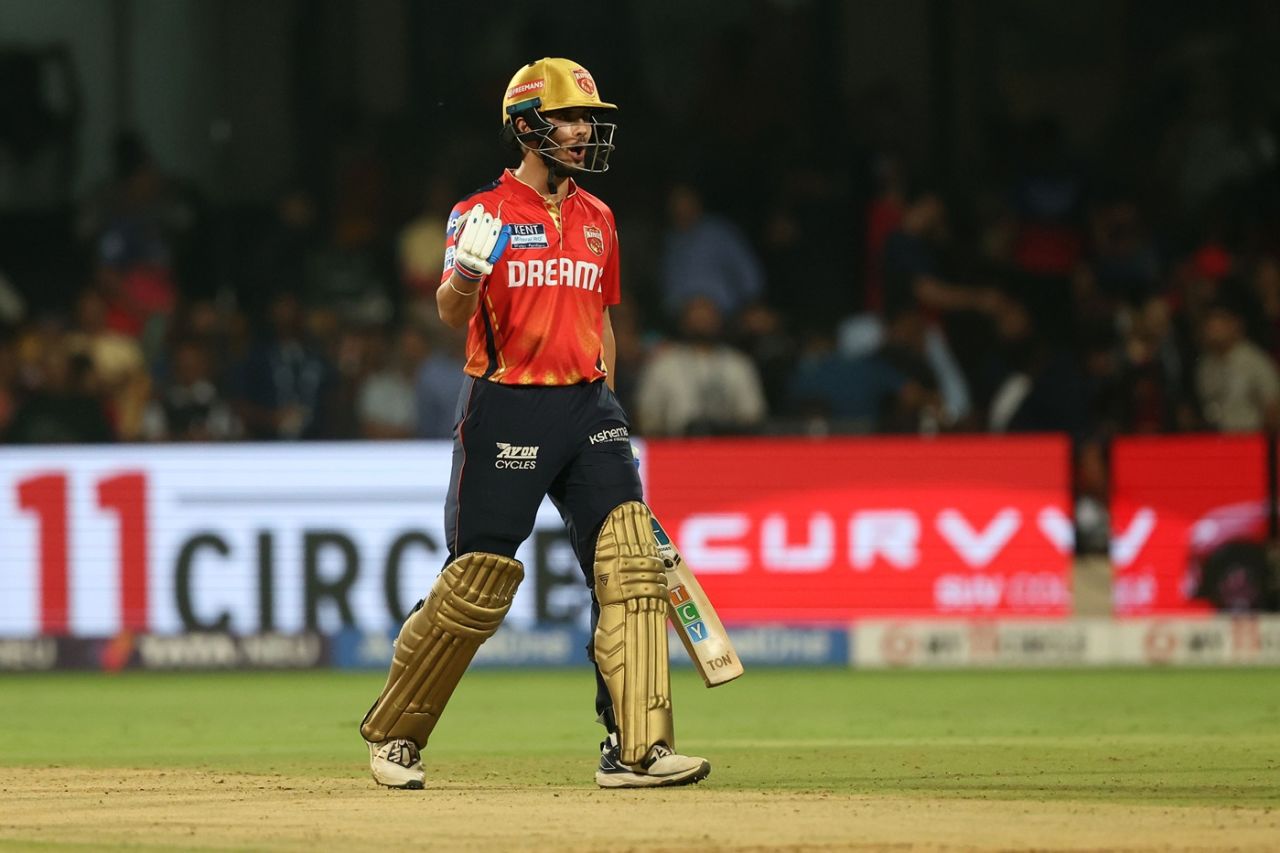 Nehal Wadhera's unbeaten 19-ball 33 took Punjab Kings home, Royal Challengers Bengaluru vs Punjab Kings, IPL 2025, Bengaluru, April 18, 2025