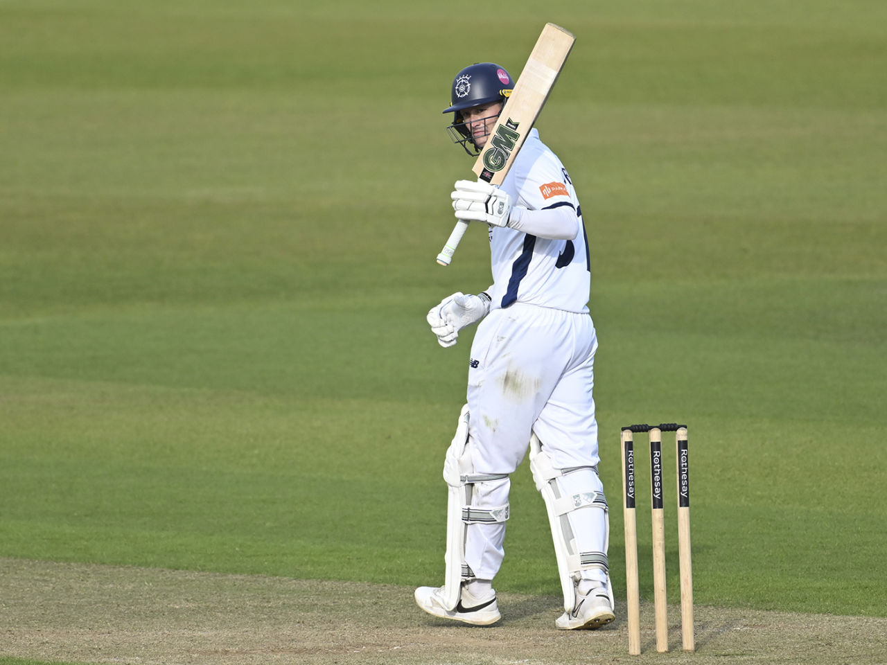 Nick Gubbins reached a dogged half-century, Hampshire vs Somerset, County Championship, Division One, Utilita Bowl, April 19, 2025