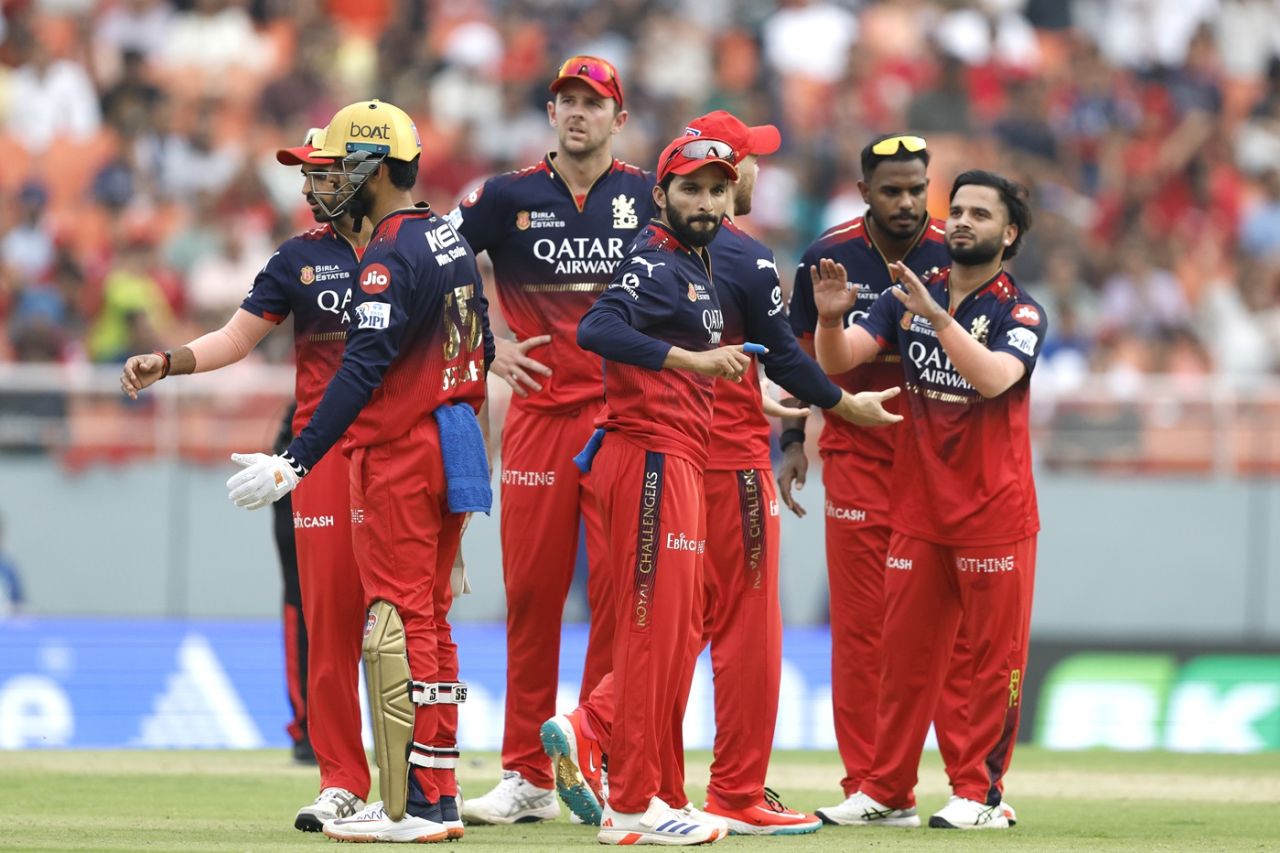Suyash Sharma took two wickets to help RCB control the innings, Punjab Kings vs Royal Challengers Bengaluru, IPL 2025, Mullanpur, April 20, 2025