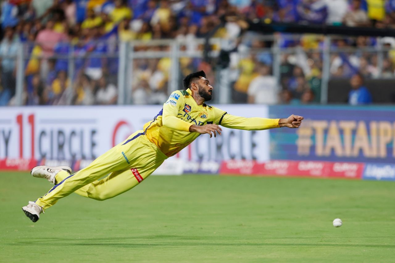 Vijay Shankar drops a tough chance off Rohit Sharma, Mumbai Indians vs Chennai Super Kings, IPL 2025, Mumbai, April 20, 2025