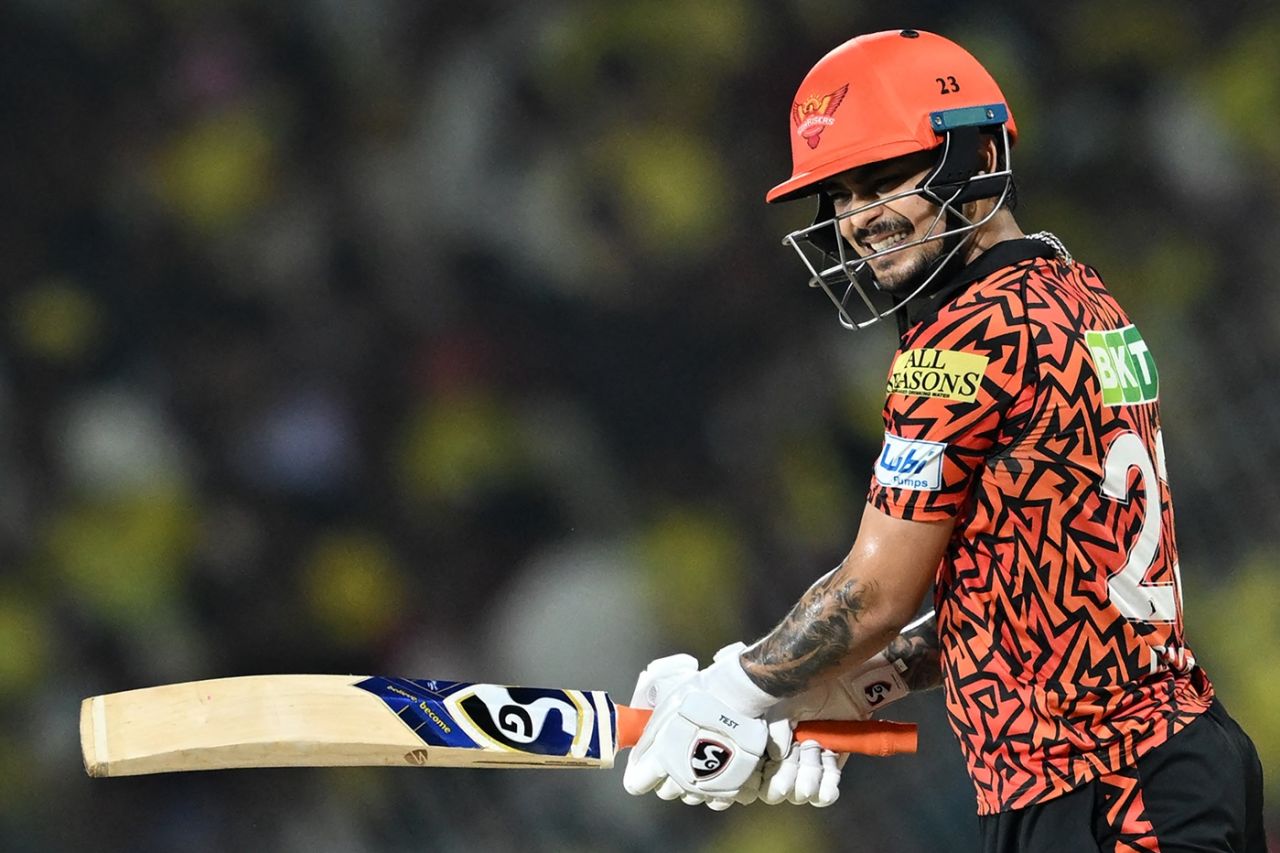 Ishan Kishan kept the SRH scorecard moving, Chennai Super Kings vs Sunrisers Hyderabad, IPL 2025, Chennai, April 25, 2025