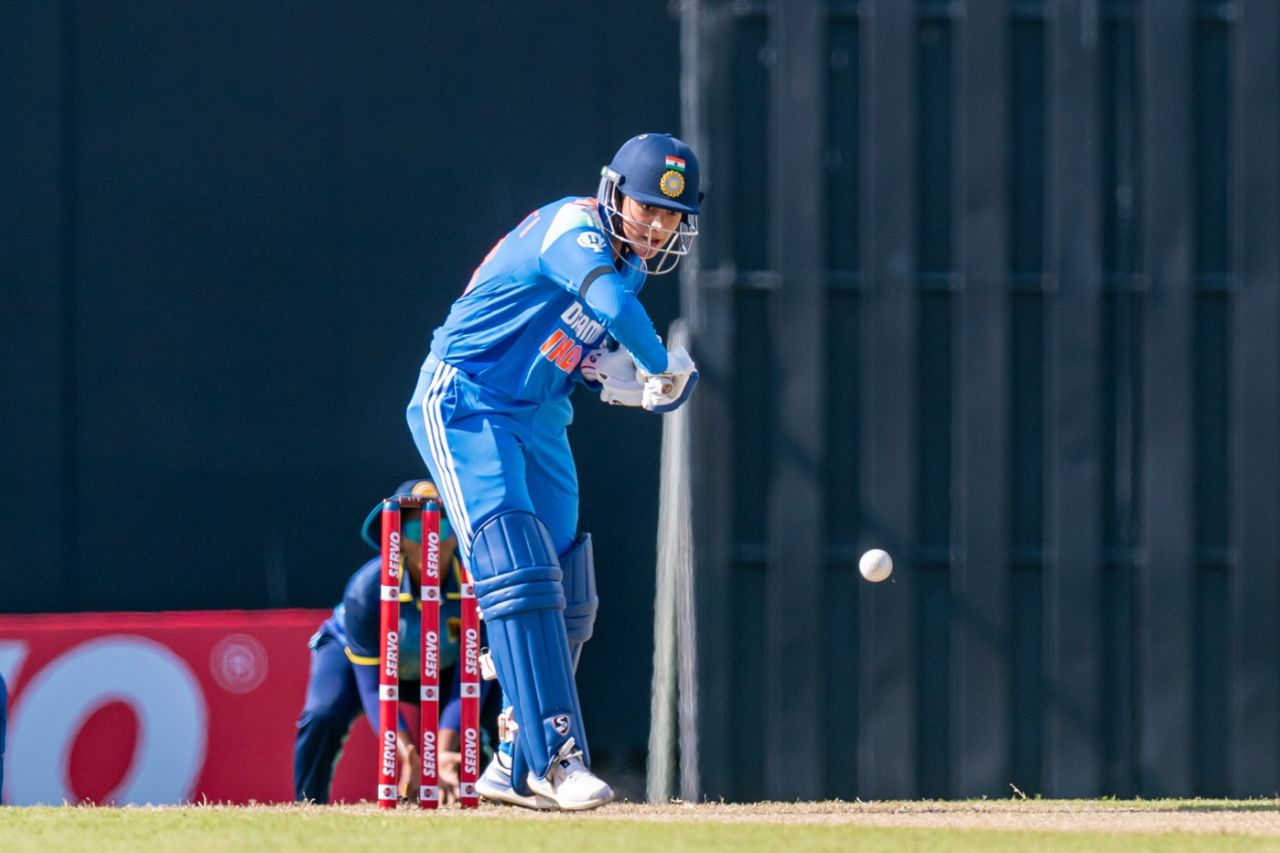 Smriti Mandhana made a neat 43 against Sri Lanka, Sri Lanka vs India, ODI tri-series, Colombo, April 27, 2025