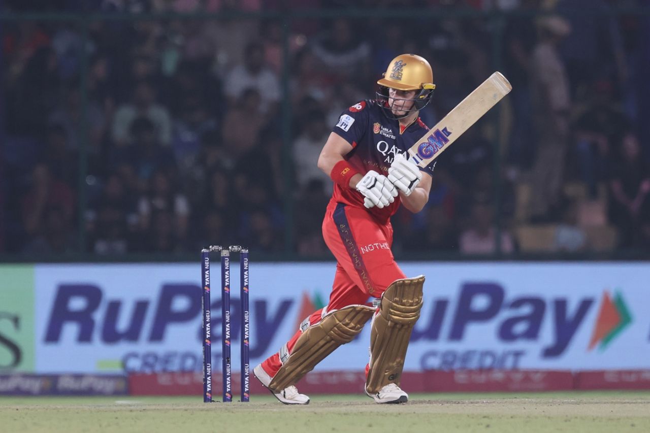Jacob Bethell opened the batting on his IPL debut, Delhi Capitals vs Royal Challengers Bengaluru, IPL 2025, Delhi, April 27, 2025
