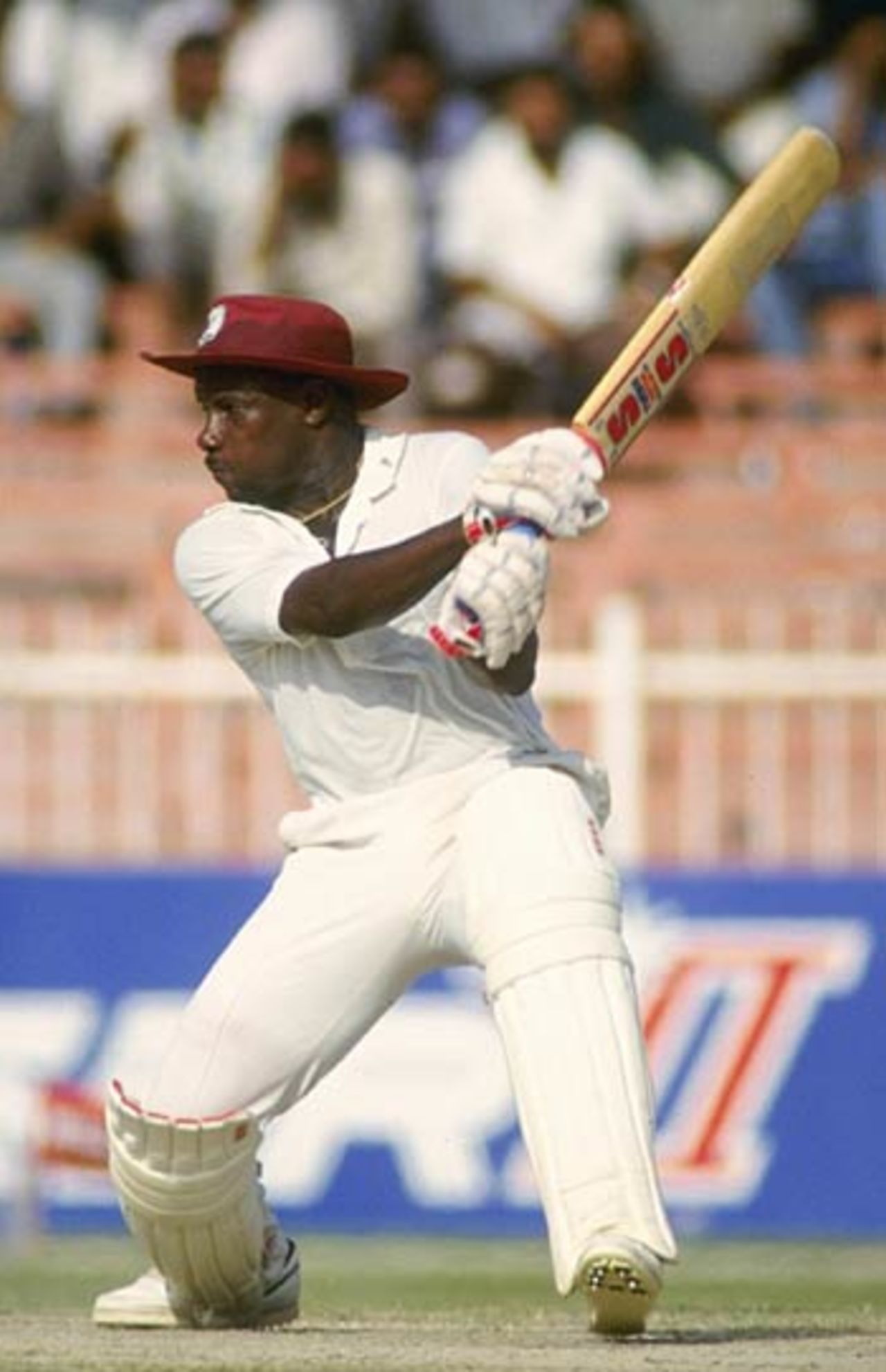 Richie Richardson batting in Sharjah, October 1, 1992