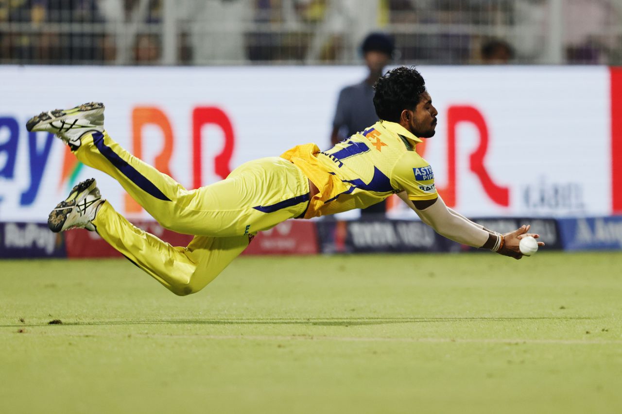 Matheesha Pathirana gave Ajinkya Rahane an early reprieve, Kolkata Knight Riders vs Chennai Super Kings, IPL, Kolkata, May 7, 2025
