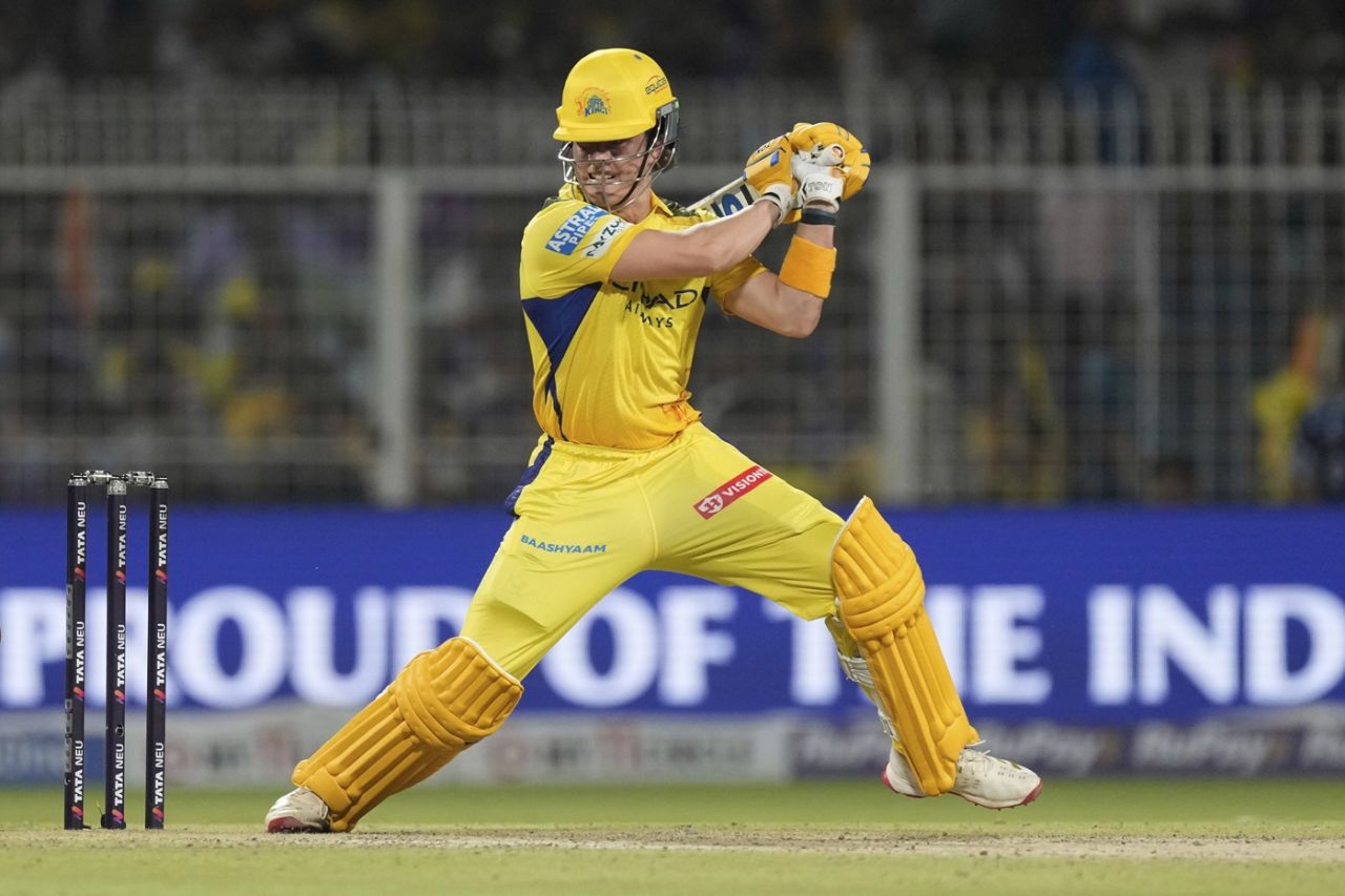 Dewald Brevis scored a 22-ball fifty, Kolkata Knight Riders vs Chennai Super Kings, IPL, Kolkata, May 7, 2025