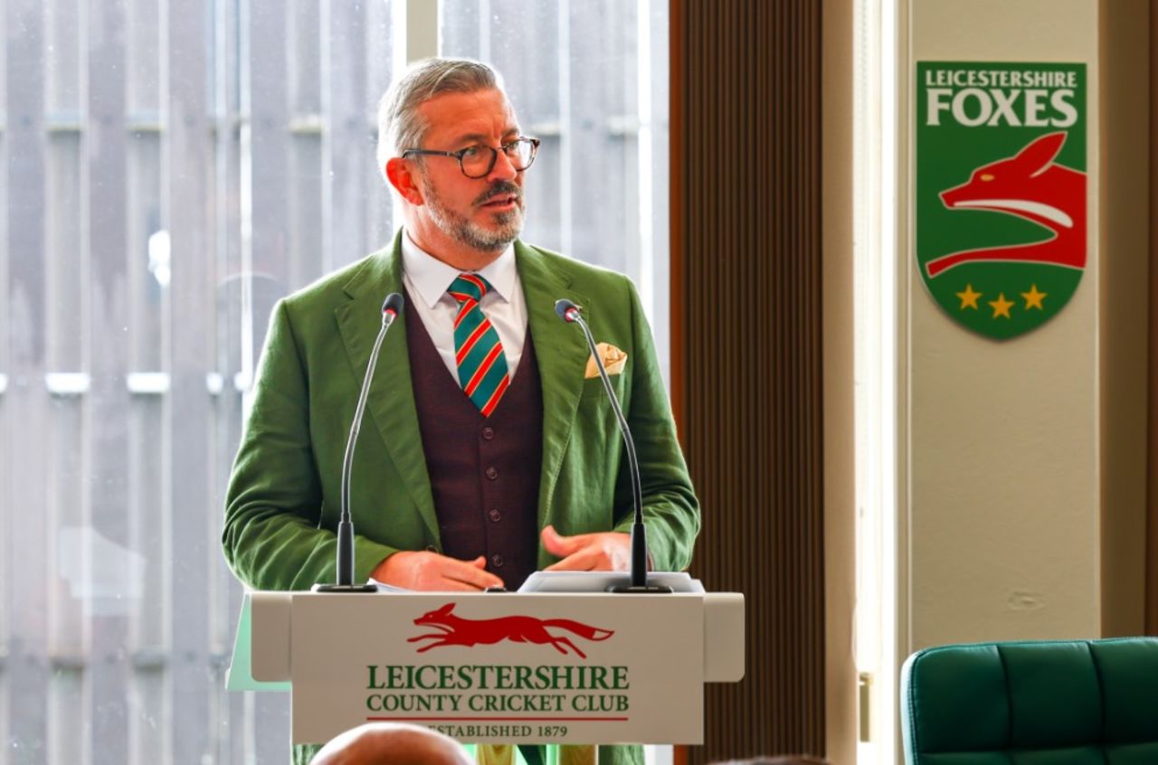 Sean Jarvis, Leicestershire's CEO, will stand down in the autumn, May 8, 2025