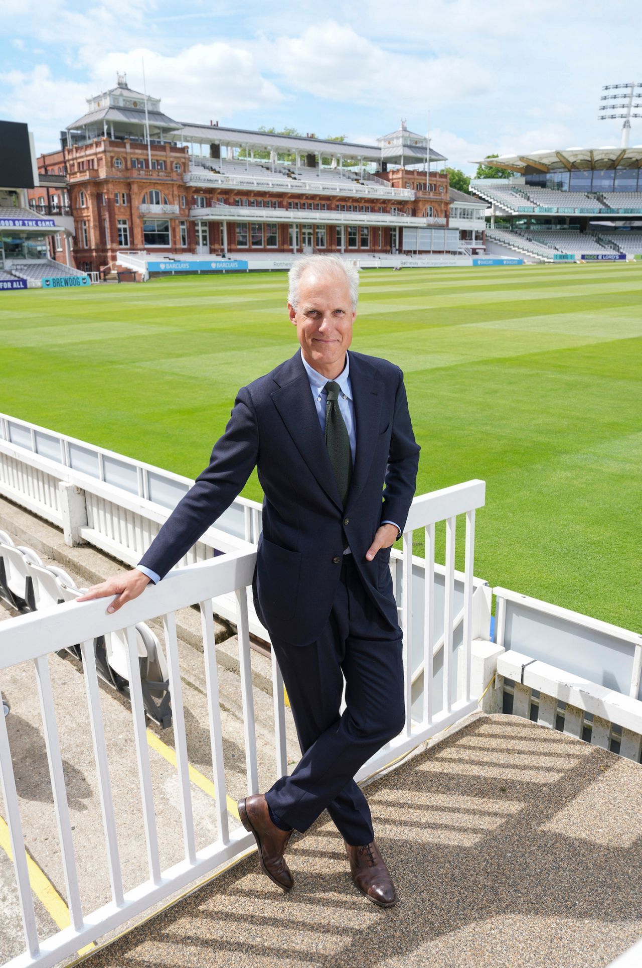 Incoming MCC President Ed Smith, Lord's, May 7, 2025