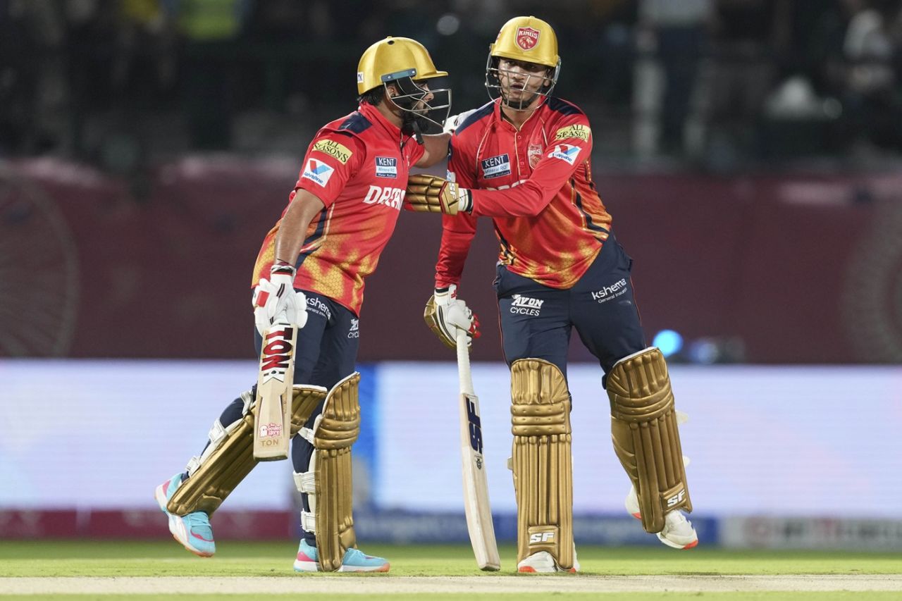 Prabhsimran Singh and Priyansh Arya dazzled at the top once again, Punjab Kings vs Delhi Capitals, IPL 2025, Dharamsala, May 8, 2025