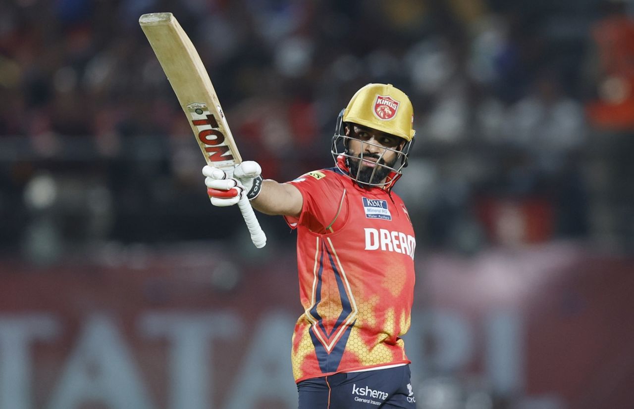 Prabhsimran Singh struck his fourth successive fifty, Punjab Kings vs Delhi Capitals, IPL 2025, Dharamsala, May 8, 2025