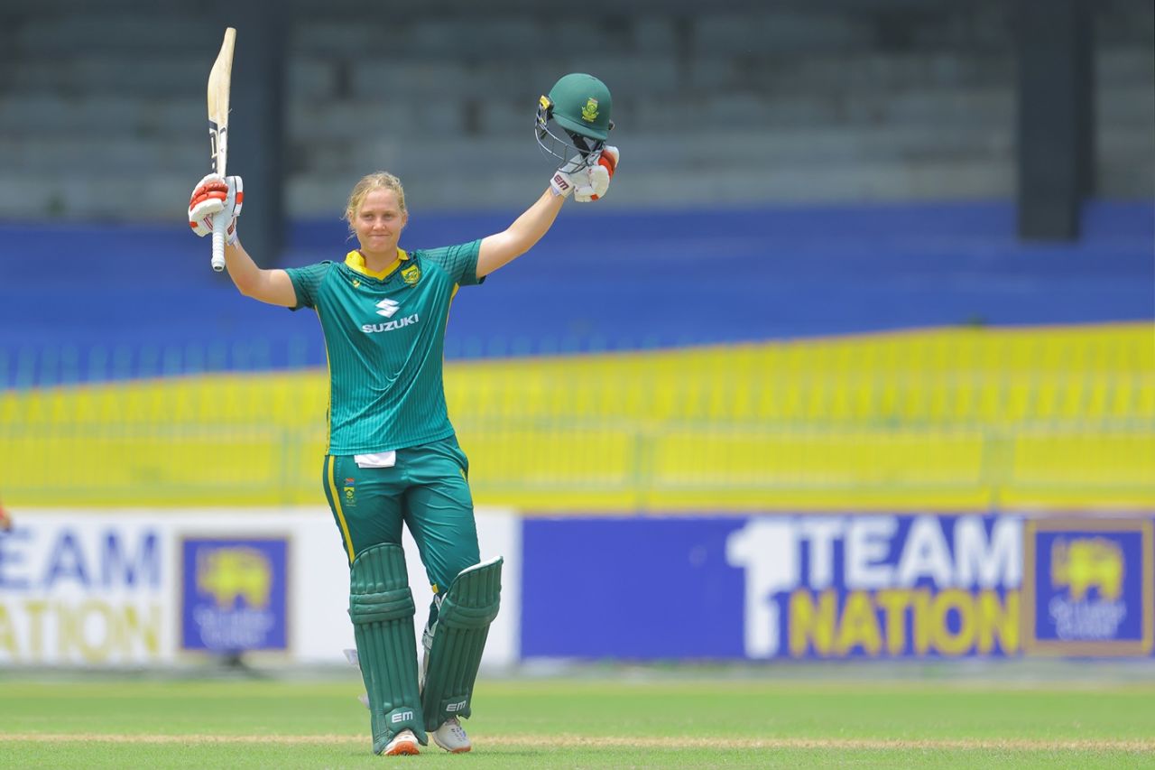 Annerie Dercksen scored a century, Sri Lanka vs South Africa, Women's ODI tri-series, Colombo, May 9, 2025