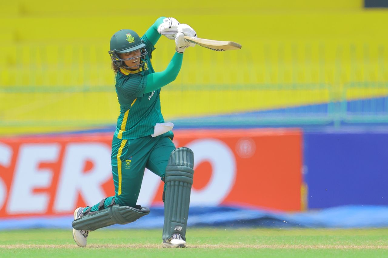 Chloe Tryon made a 51-ball 74, Sri Lanka vs South Africa, Women's ODI tri-series, Colombo, May 9, 2025
