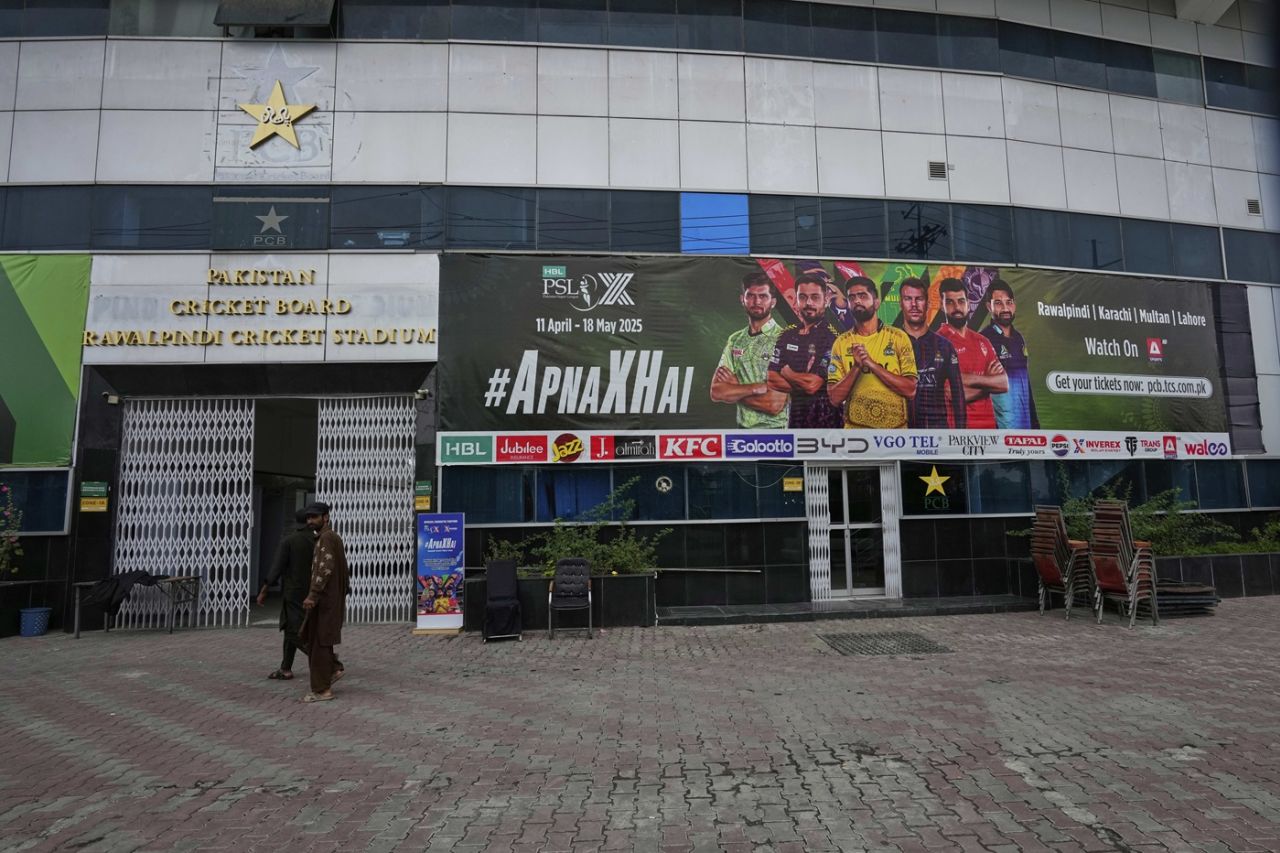 The remainder of PSL 2025 has been moved out of Pakistan, Rawalpindi, May 9, 2025