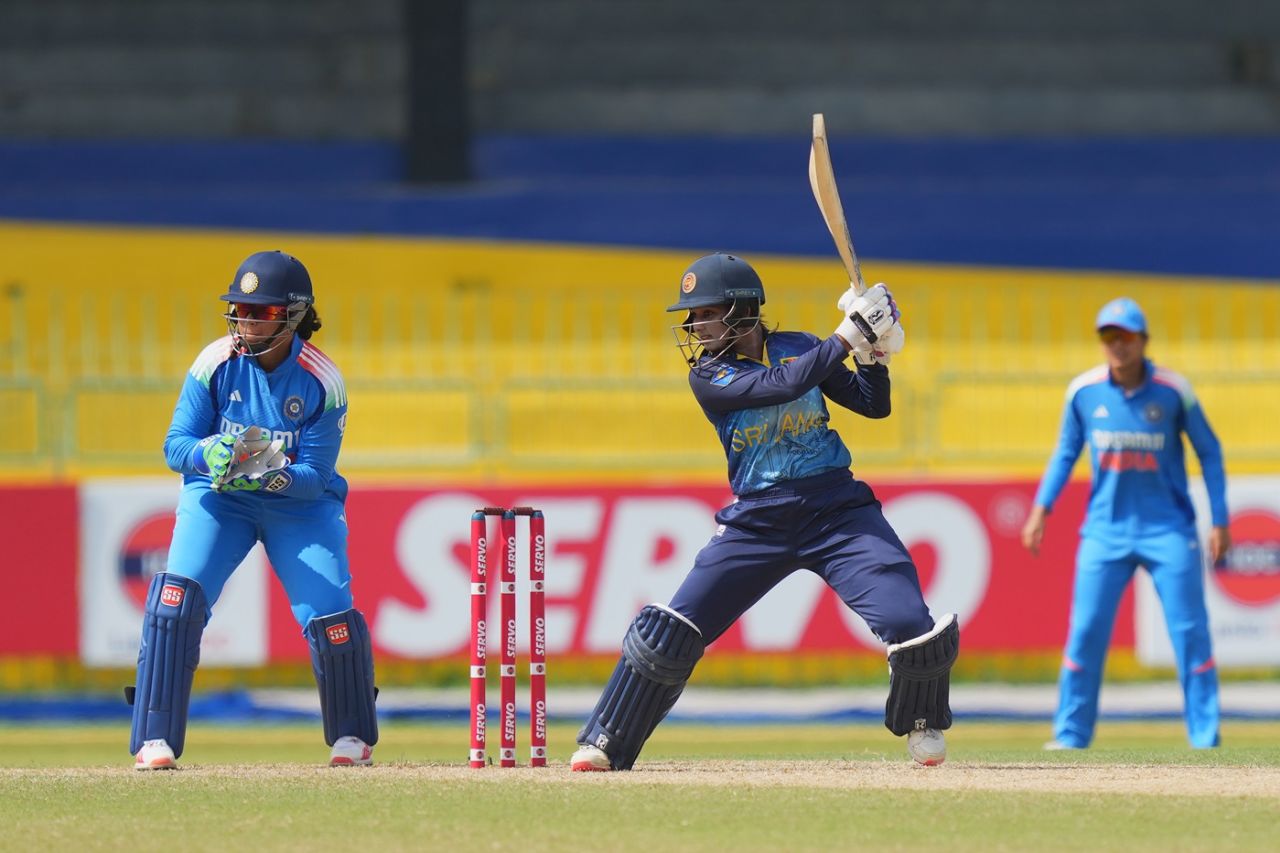 Vishmi Gunaratne scored 36 off 41 balls, Sri Lanka vs India, ODI tri-series, Colombo, May 11, 2025